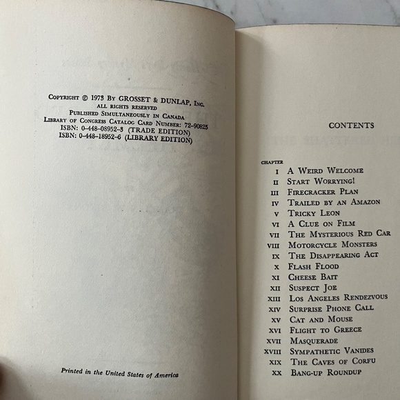 Vintage 1973 The Hardy Boys and The Shattered Helmet #52 - Picture 5 of 5